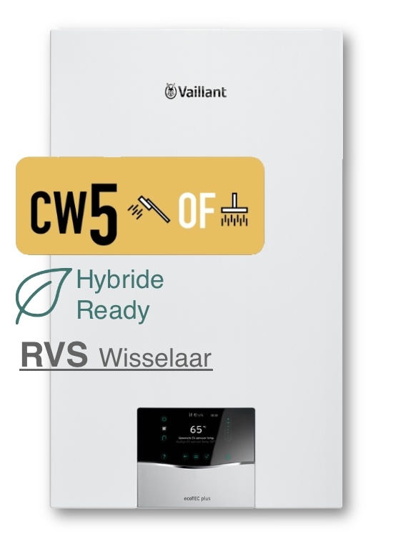 Vaillant ECOTEC plus CW5 ZUINIGE ALLROUNDER!